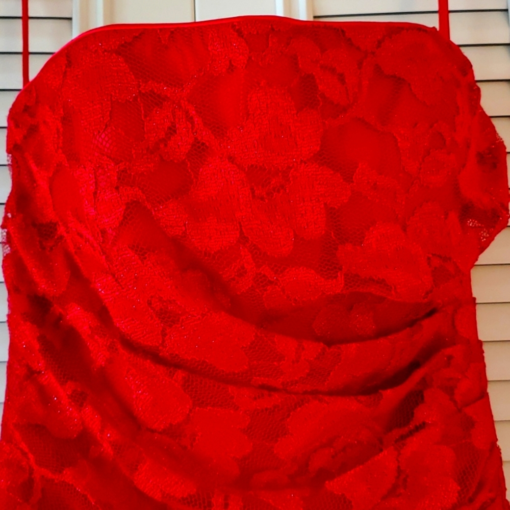 Formal Red Dress - Picture 3 of 6